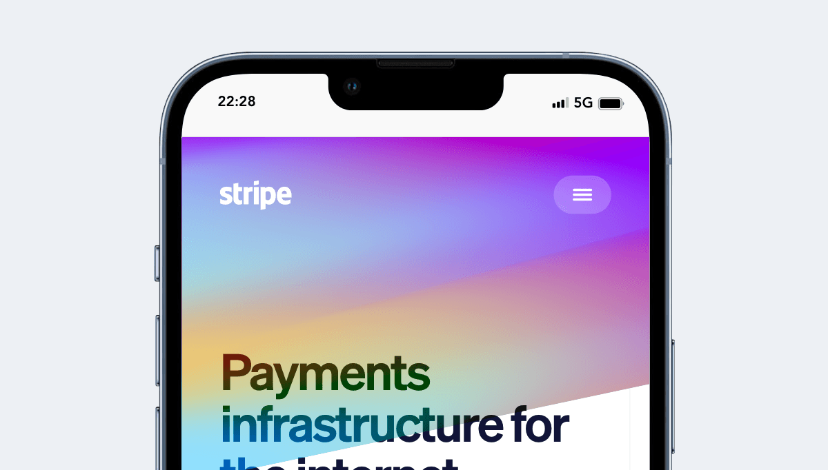 Apple iPhone 13 PRO, viewport CSS de 390 x 844 pixels, testável no simulador
