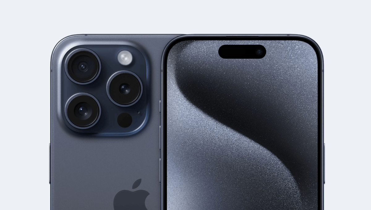 Apple iPhone 15 PRO (2023), viewport CSS de 393 x 852 pixels