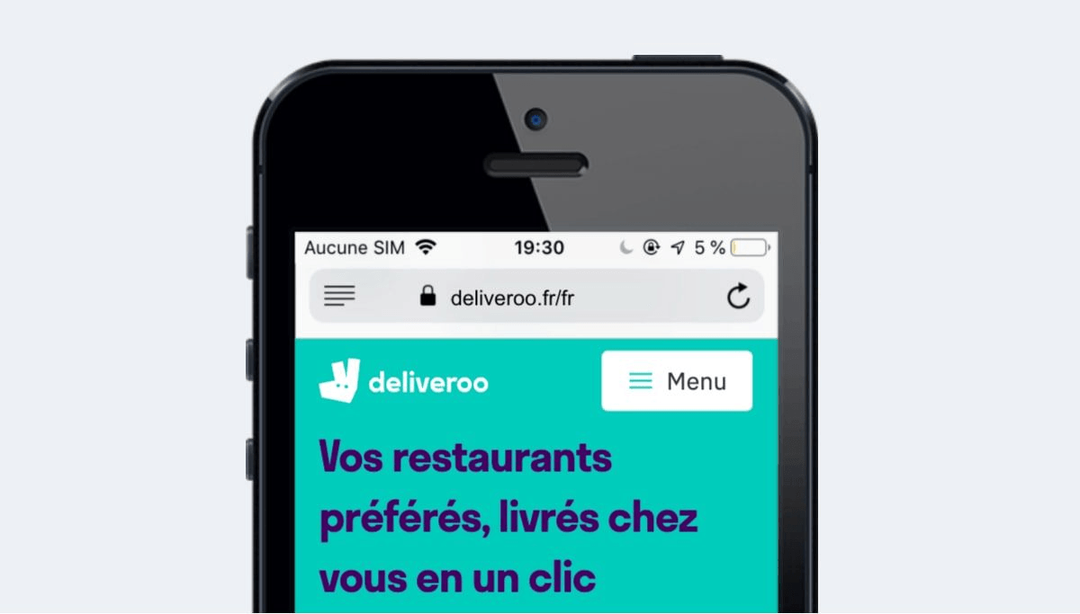 Apple iPhone 5, viewport CSS de 320 x 568 pixels, testável no simulador