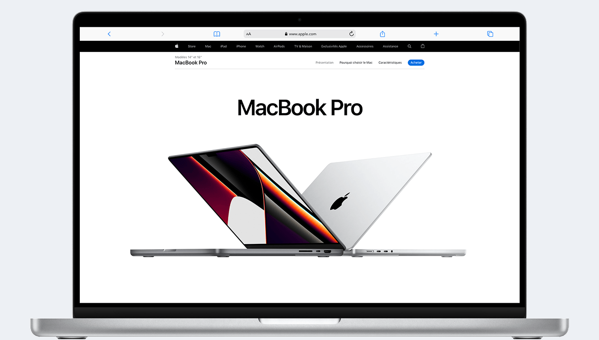 Apple Macbook PRO 16", viewport CSS de 1728 x 1117 pixels, testável no simulador