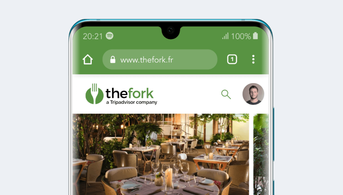 Huawei P30 PRO, viewport CSS de 360 x 780 pixels