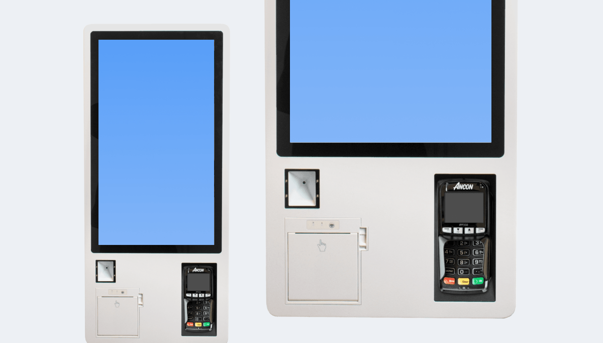 Self service kiosk, viewport CSS de 1080 x 1920 píxeles