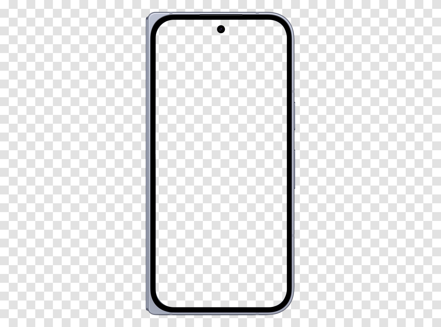 Mockup Pixel 10 Fold (Unfolded) en PNG transparent, écran vide