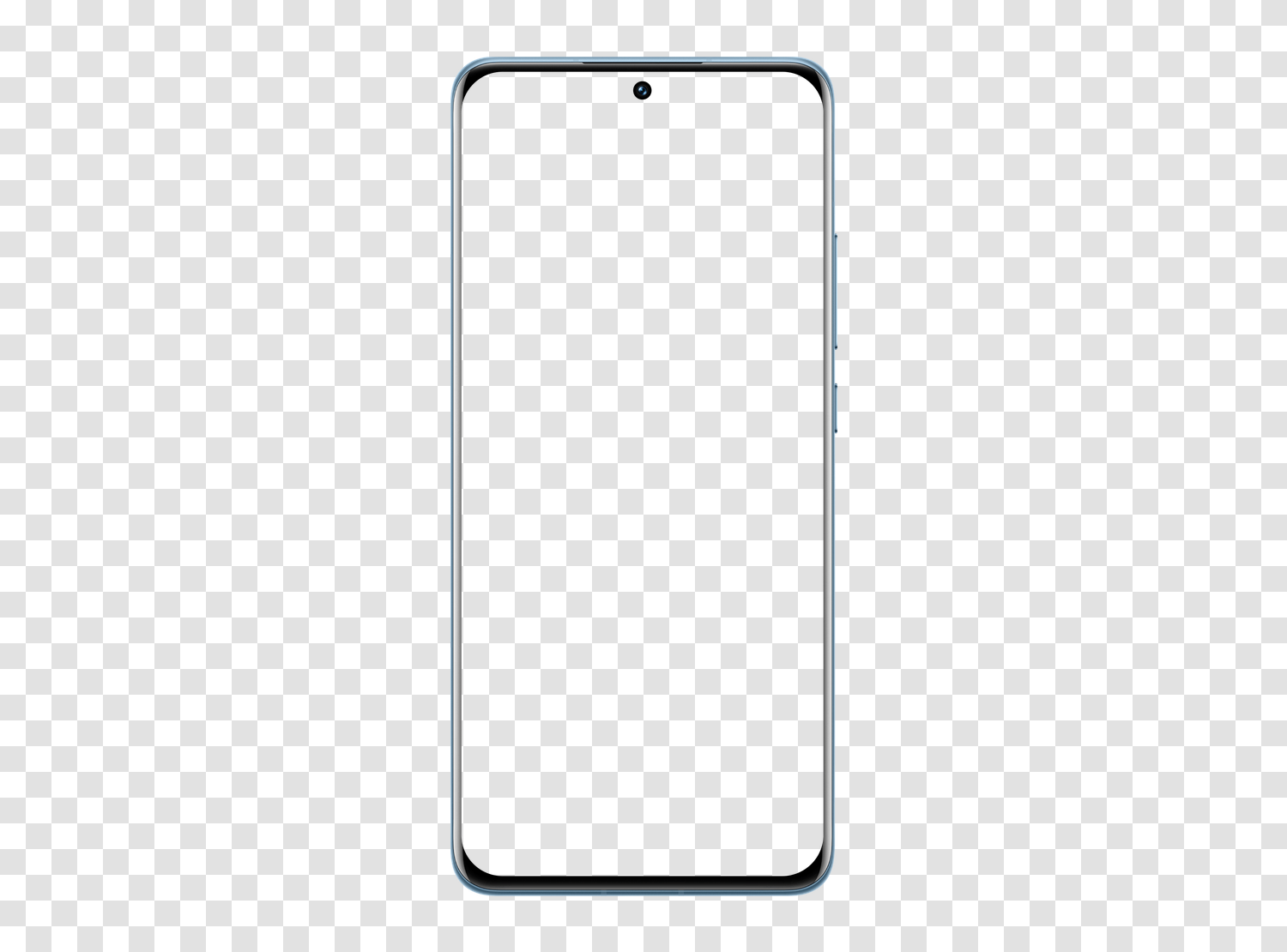 Mockup Xiaomi 12 2022 en PNG transparent, écran vide